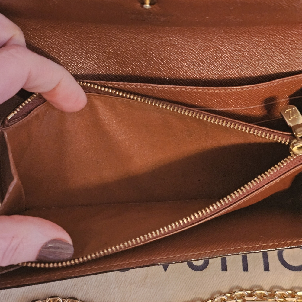 Louis Vuitton Brown Monogram Wallet - Picture 8 of 12